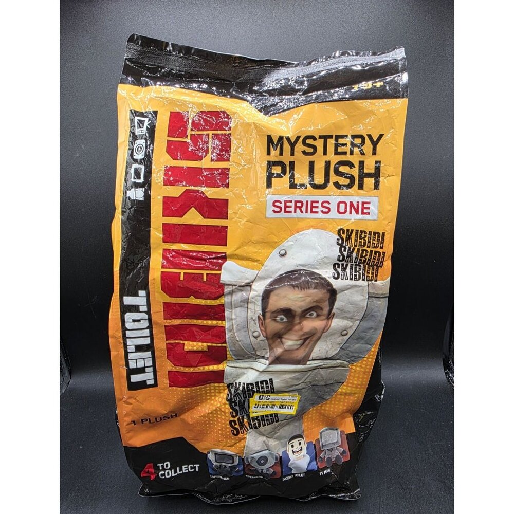 Skibidi Toilet Mystery Plush Series One Collectible Blind Pack 13+ 4 Designs